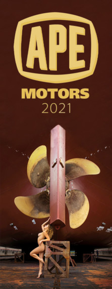 Erotisks kalendārs 2021 gadam, APE Motors